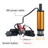Car Electric Oil Pump Mini 12V Fuel Transfer Pump For Pumping Diesel Oil Water Submersible 12L/min Aluminum Alloy Shell Portable