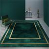 Modern Light Luxury Living Room Sofa Coffee Table Carpet Simple Dark Green Porch Entry Non-slip Rug Children's Room Bedside Rugs