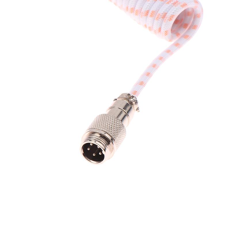 Механическая клавиатура Спиральный кабель Тип провода USB Type-C Порт USB Провод Механическая клавиатура Авиатор Настольный компьютер Авиационный разъем