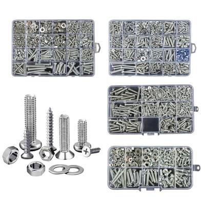 Винт с крестообразным шлицем и круглой головкой Винты Гайки Болты Комплекты Прокладки Винт с внутренним шестигранником Болт Гайка Шайба Комплект Дом