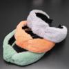Ornament Faux Fur Hair Accessories Winter Warm Hair Bands Headwear Knot Headbands Plush HairHoop