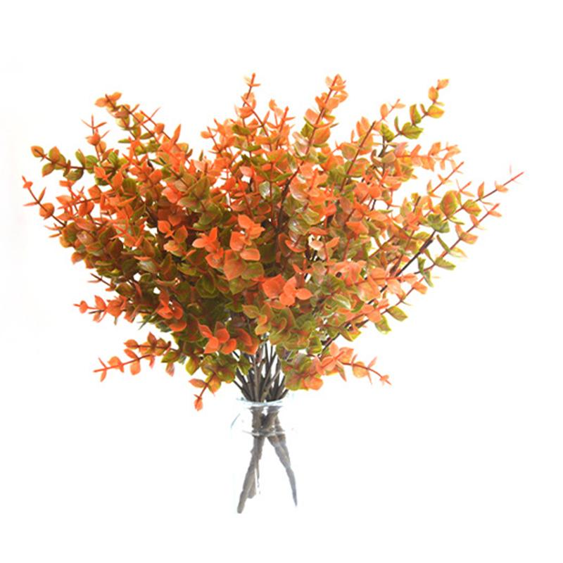 Оранжево-красный Лавандовый Фиолетовый Персидский Лист Орхидея 7 Вилочный Эвкалипт Дикая Горная Хризантема