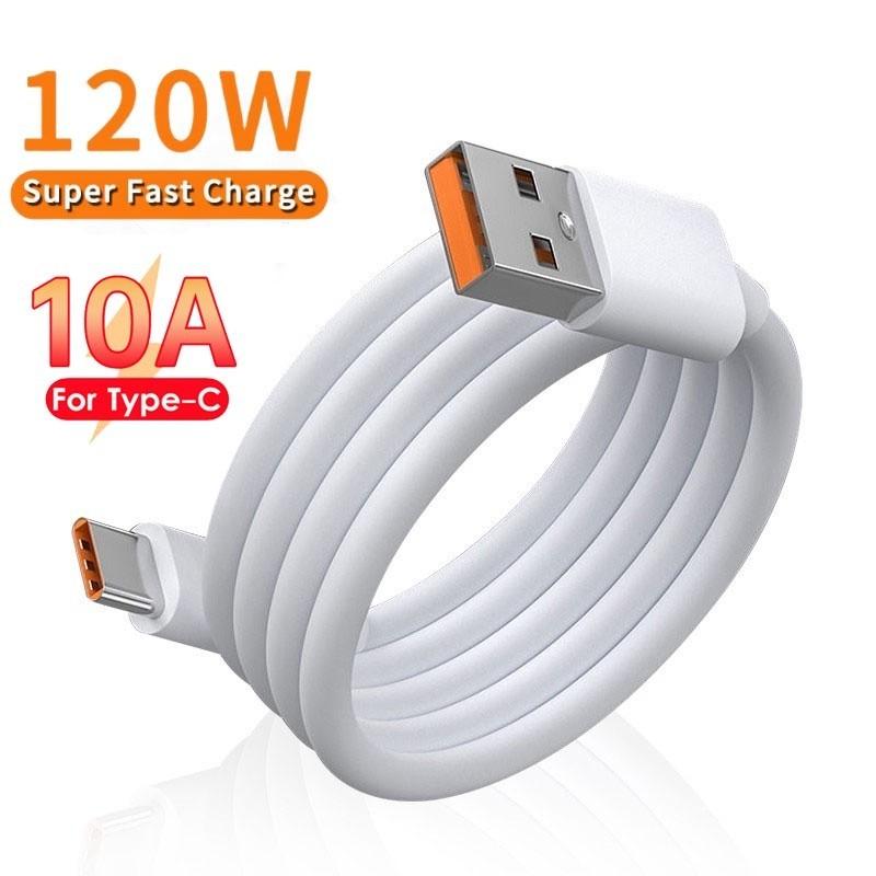 120 Вт 10 А USB-кабель типа C 10 А сверхбыстрое зарядное устройство линия передачи данных 0,25 м 1 м 1,5 м 2 м телефонный кабель