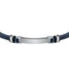 Bracelet en acier - SZV95 - 22 cm - Bleu - Homme - Adulte