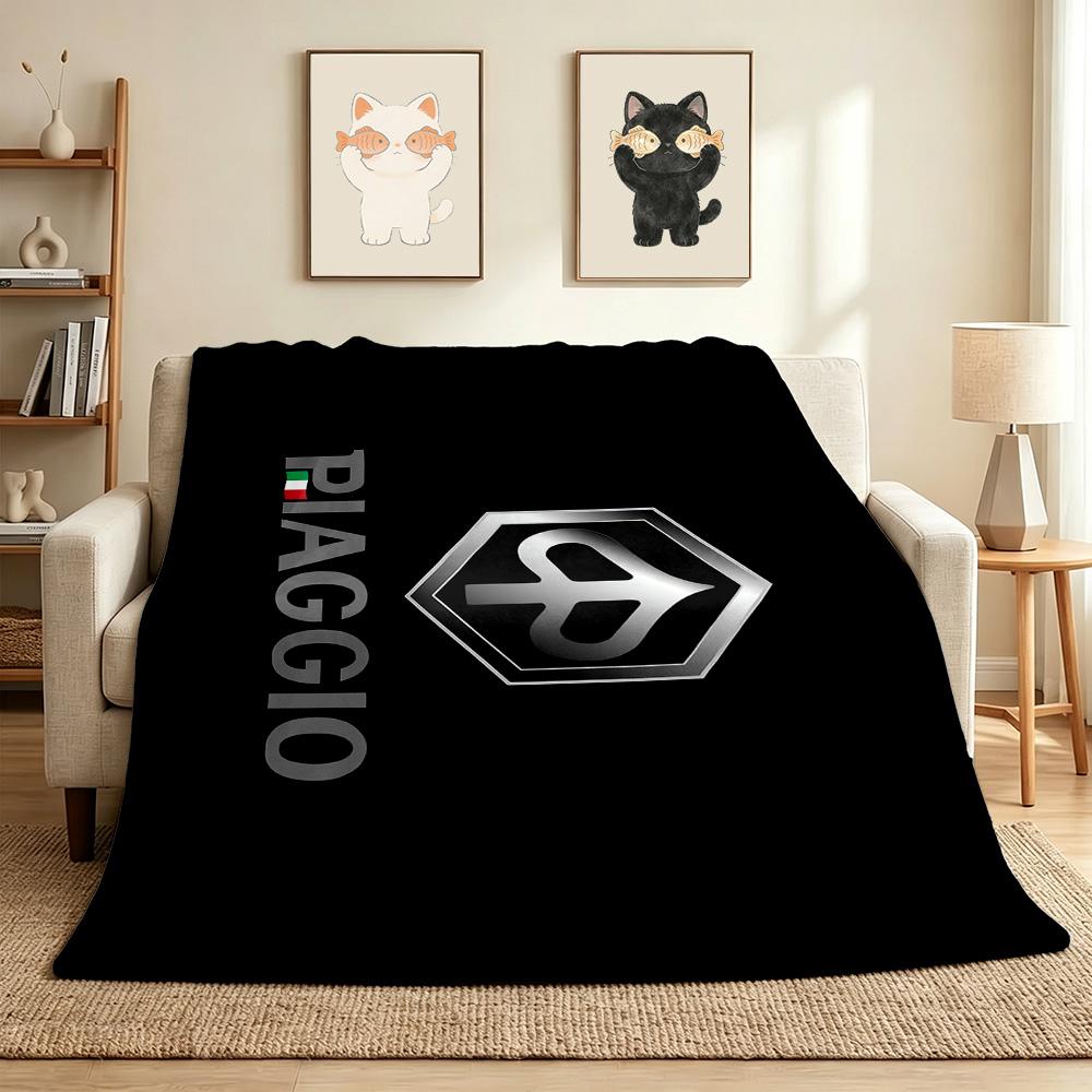 Motorcycle Brand Flannel Blanket Throw Blanket Soft Warm Sofa Bed Camping home Decor Unique Christmas Gift C9261693
