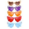 Fashion Clout Goggle Women Eyewear Heart-Shaped Sunglasses Vintage Sunglasses UV400 Protection
