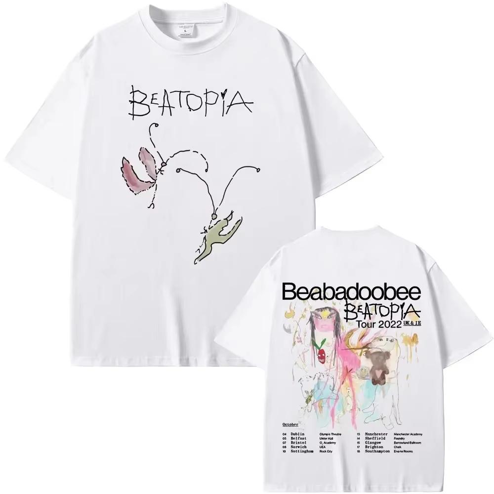 Beabadoobee Beatopia Tour Tshirt 2026 Summer Unisexs Womens Fashion Harajuku Cotton Oversized Street Wear Aesthetic Tshirt