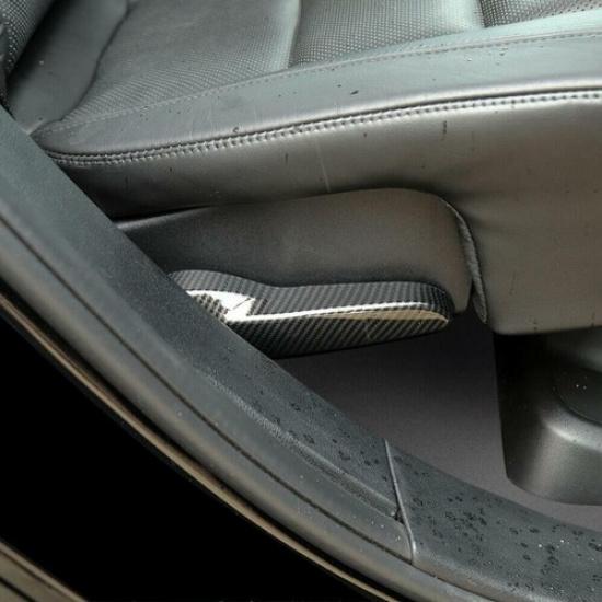 For 11- Jeep Grand Cherokee Carbon Fiber Rear Seat Handle Switch Cover Trim