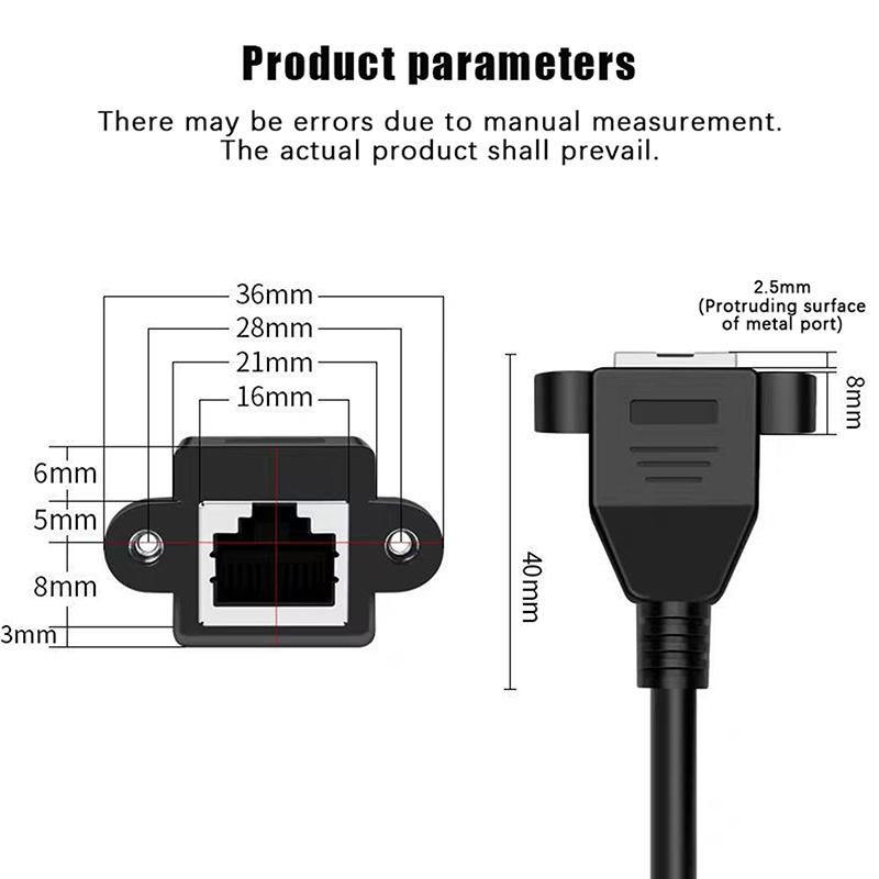 Cate5 Ethernet Cable Rj45 Up Down Left Right Angle Network Cable Patch Short Cord 0.3/0.5/0.6/1M