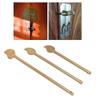 3PCS Cabinet Key Latch Leaf Shaped Cabinet Locking Pin Brass Chinese Latch Bolt For Home Furniture