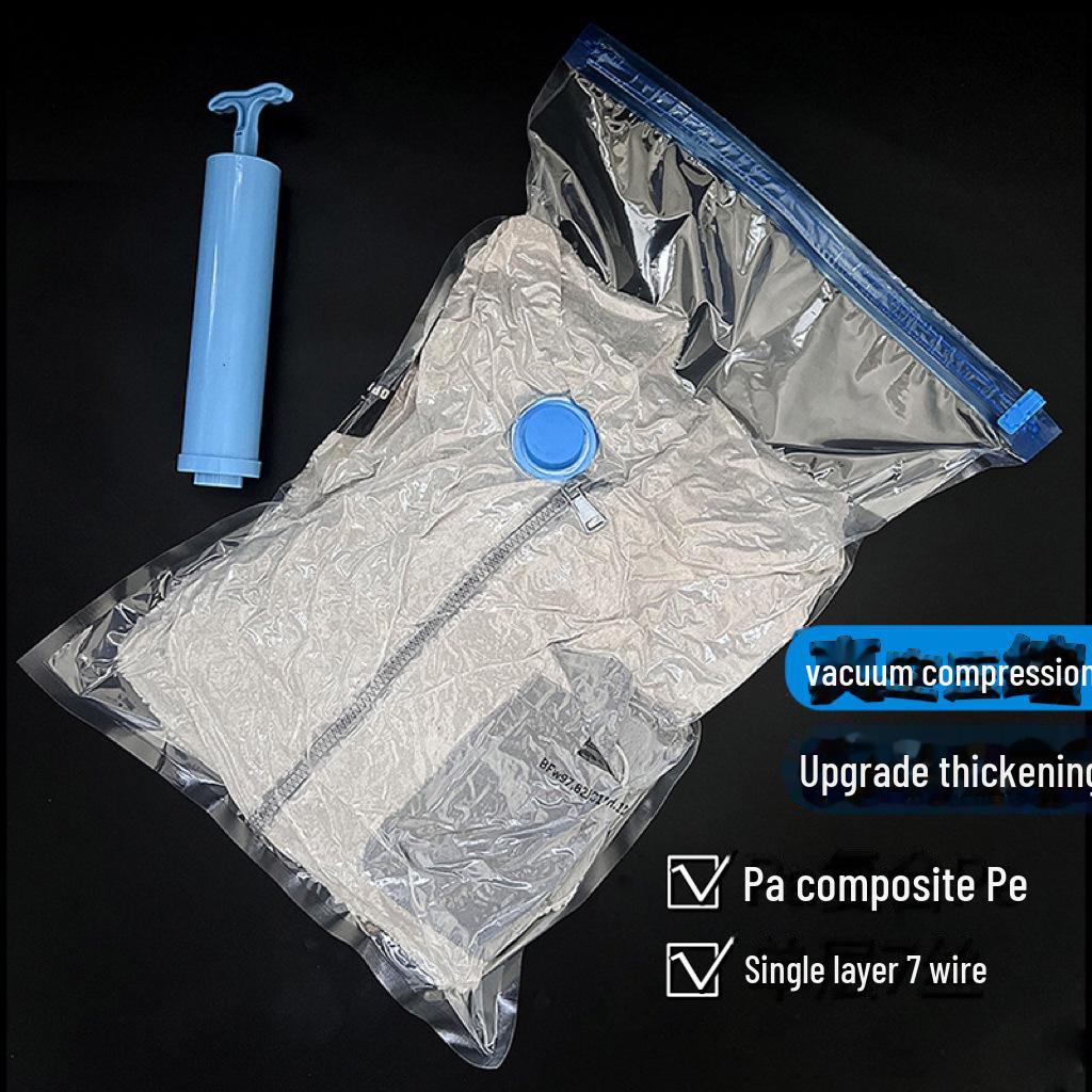 Очень большой вакуумный компрессионный мешок для хранения одежды, постельных принадлежностей и одеял