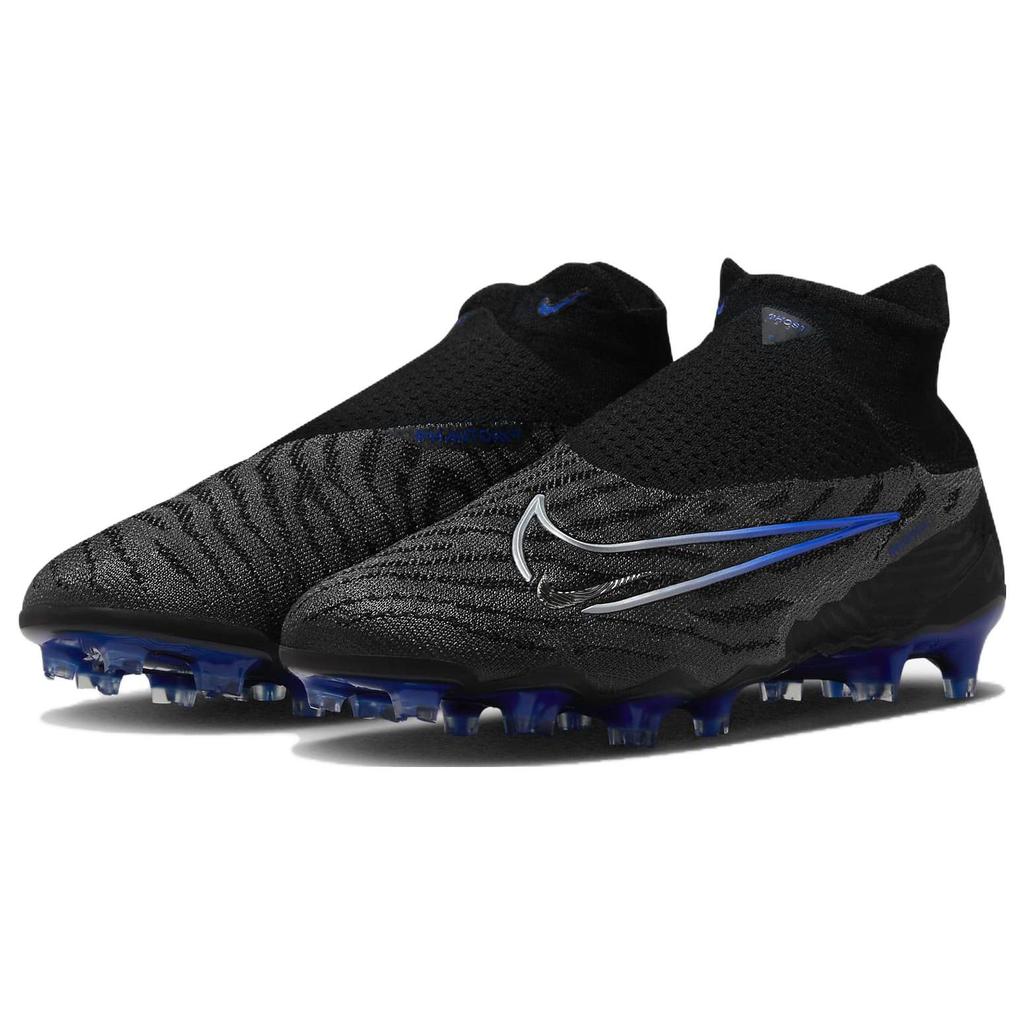 Nike Phantom GX Elite Gripknit DF FG Shadow Pack Unisex Sneakers Black Hyper-Royal Chrome DC9969-040
