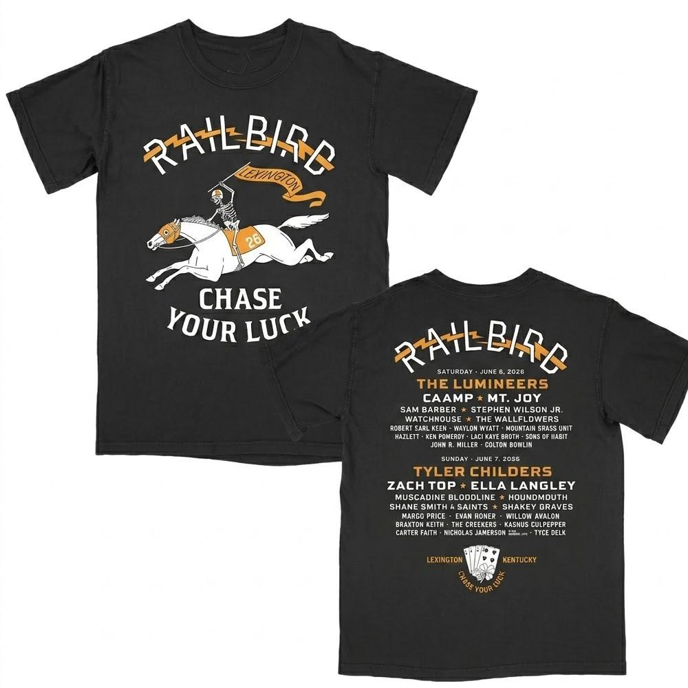 Railbird Festival 2026 Racehorse Lineup T-Shirt Gift For Fans CB0488
