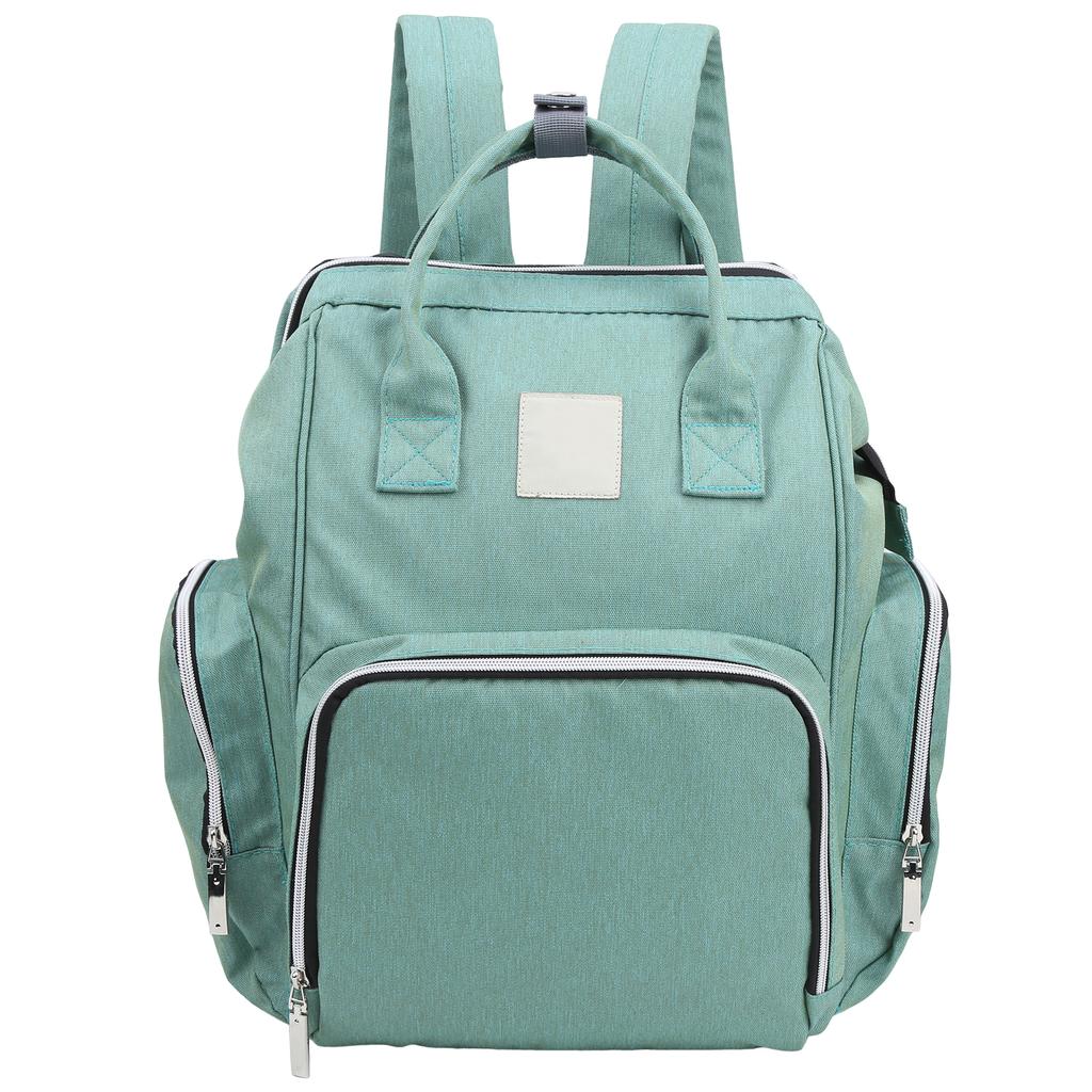 Сумка для подгузников для кормления грудью, многофункциональная, большой емкости, дорожный рюкзак для мам, озеро зеленый