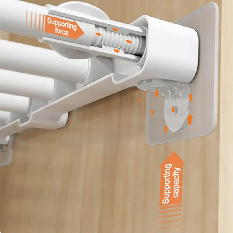 10 шт. кронштейнов для разделителей шкафов, не оставляющих следов, липкие кронштейны для разделителей кухонных шкафов, противоскользящие опорные кронштейны