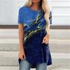 Elements Irregular Print Harajuka T Shirts Women Short Sleeve Summer Designer Casual Loose T-shirt O-Neck Female Tops Femme