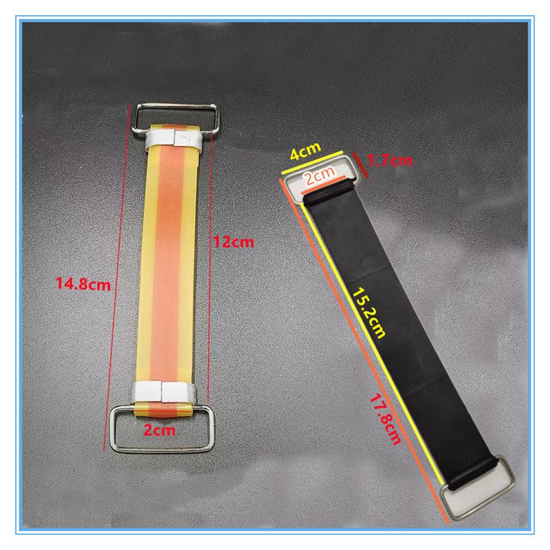 2 шт., резиновый ремешок для аккумулятора, эластичный бинт для автомобиля, мотоцикла, аксессуары, прочный фиксированный держатель, ремень для скутера, растягивающийся