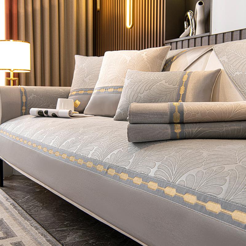 European-Style Sofa Cushion High-Grade Four Seasons Sofa Cushion Non-Slip Anti-Scratching Non-Stick Wool Sofa Cover