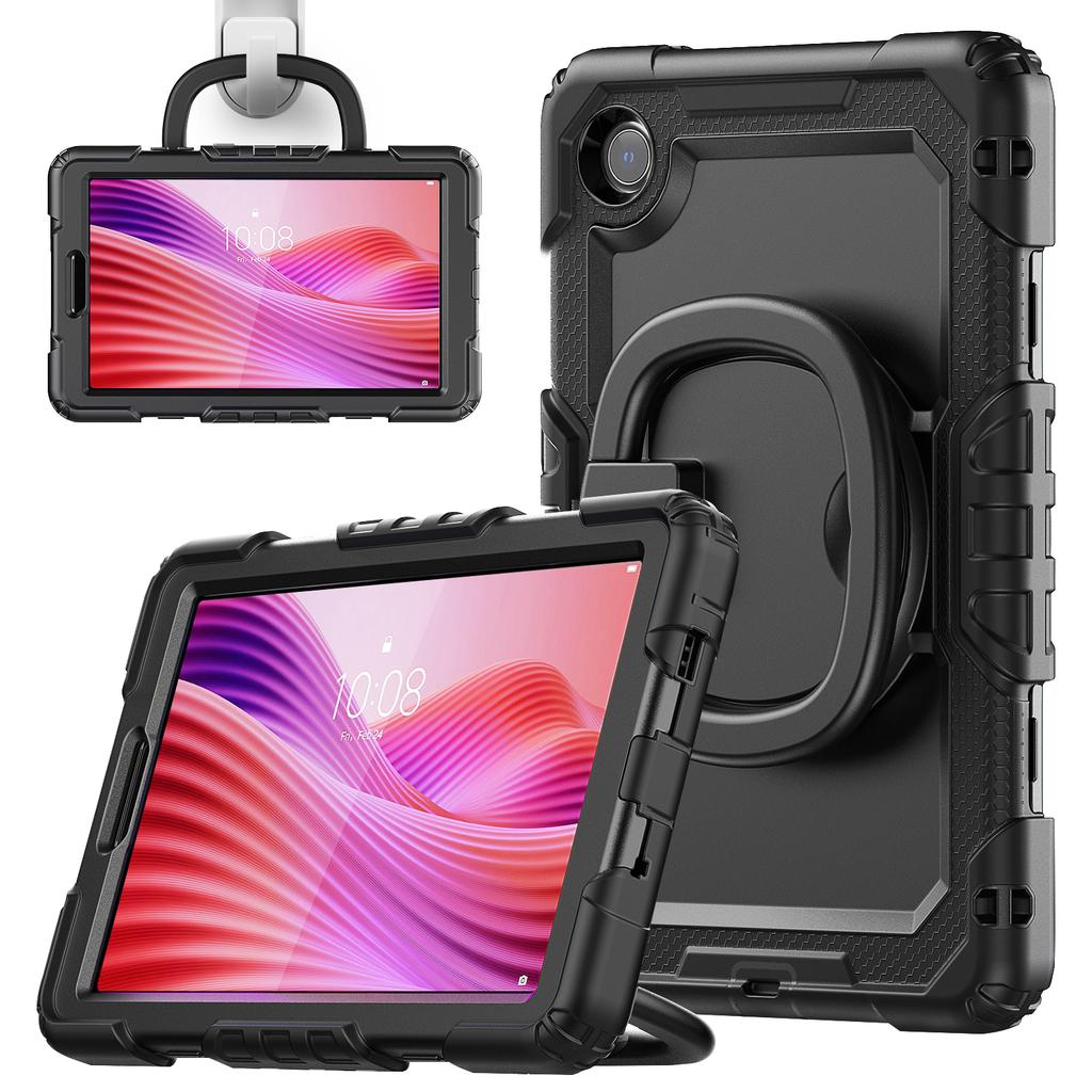 For Lenovo Tab K9 TB305FU Case Ring Kickstand PC+Silicone Shockproof Tablet Cover