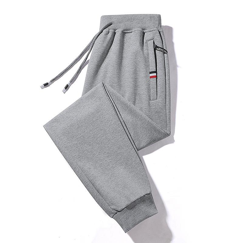 Спортивные брюки мужские свободные прямые весенние и осенние повседневные брюки спортивные штаны больших размеров мужские брюки