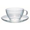 HARIO Heat-Resistant Teacup & Saucer, 230ml, Microwave and Dishwasher Safe, Made In Japan, TCSN-1T