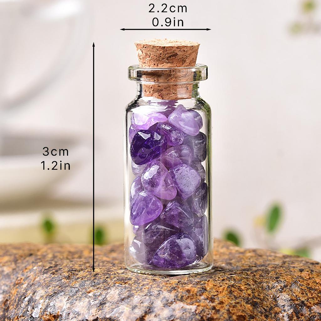 Хрустальный орнамент, естественная бутылка желаний, ювелирные изделия, подарок на день рождения, благословение, подарок для родственников