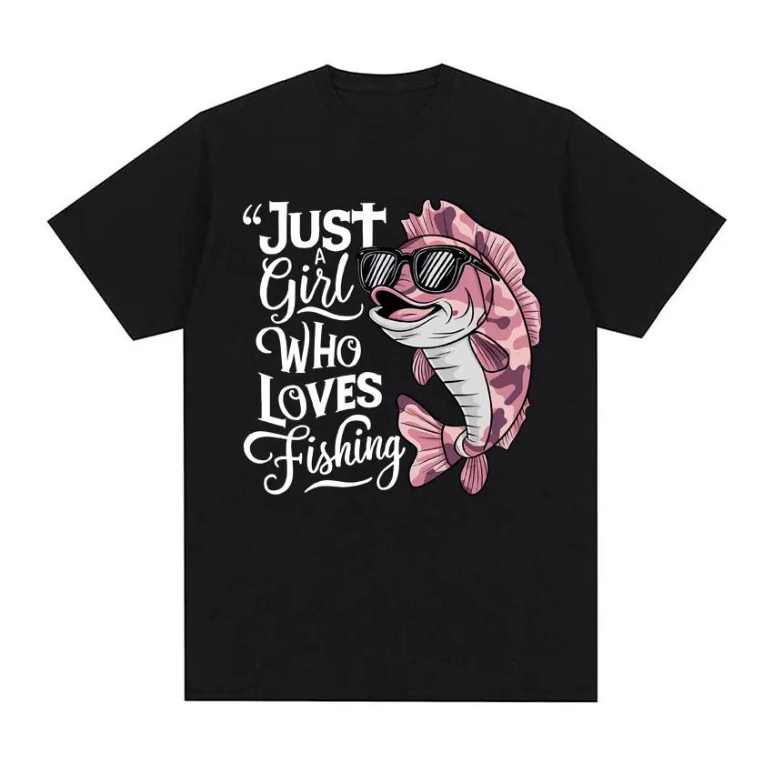 Футболка Y2k Мужская Одежда Новинка Топ Футболки Мужская Футболка Camisetas Забавная Наживка Рыбалка Пародия Короткий Рукав Круглый Вырез