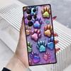 Креативный дизайн Кошачьей лапы для Samsung Galaxy S26 S25 S24 S23 S22 S21 S20 Ultra Plus FE 5G Черный Мягкий ТПУ Чехол для Телефона