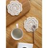 Vintage Coasters, Handmade Woven Insulation Mats, Creative Hollow Crochet Decorative Pads