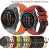 Fenix8 Watch Band For Garmin Fenix 8 47mm 51mm E 7 7X 6 6X 5 5X/Epix Pro/Enduro 3 QuickFit 22mm 26mm Silicone Strap Bracelet New