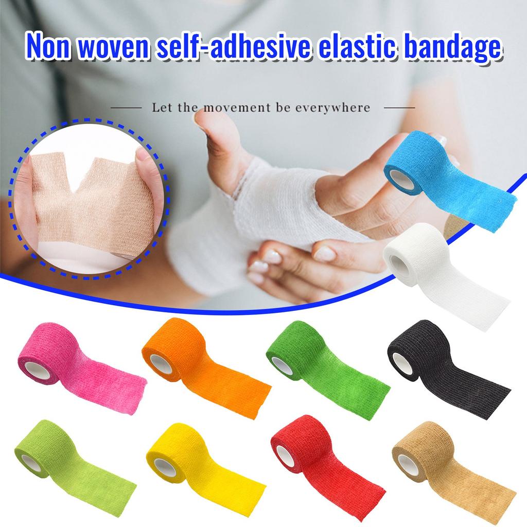 Elastic Bandages Self Adhesive Bandage Non Woven Sports Bandage Tape 5cm X 4.5m