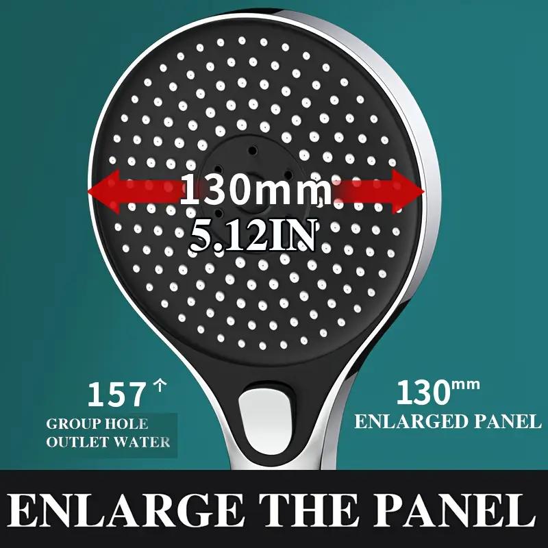 Душевая головка высокого давления с большой панелью, гальванизированная душевая головка, напорная душевая головка, сверхмощная душевая головка, душ для ванной комнаты