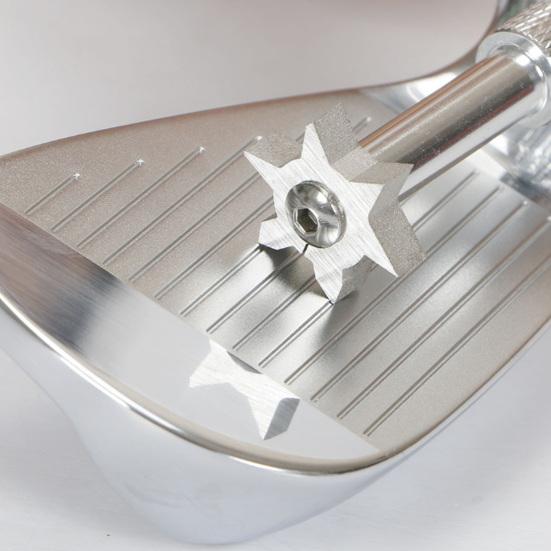 1 комплект точилки для клюшек для гольфа с 6 головками, компактный многоразовый инструмент для очистки канавок с 6 наконечниками для клюшек