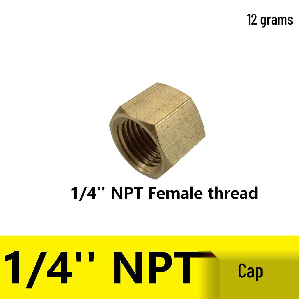 Латунный переходник для трубы, наружная резьба NPT 1/2", шестигранник 1", наружная резьба NPT
