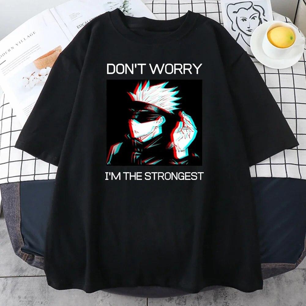 Женская футболка унисекс дзюдзюцу кайсен для девочек, модная одежда с графическим принтом Harajuku 2023, повседневная одежда FeUnisex Y2K, футболки унисекс