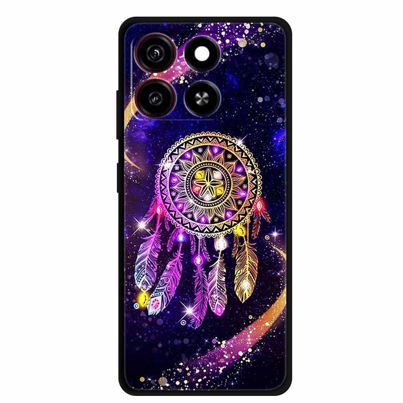 For ZTE Blade A35 A55 Case Phone Cover Shockproof TPU Soft Silicone Fundas Painted For ZTE Blade A35 Z2453 Global Bumper Shell