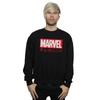 Marvel Mens Logo Wash Care Sweatshirt