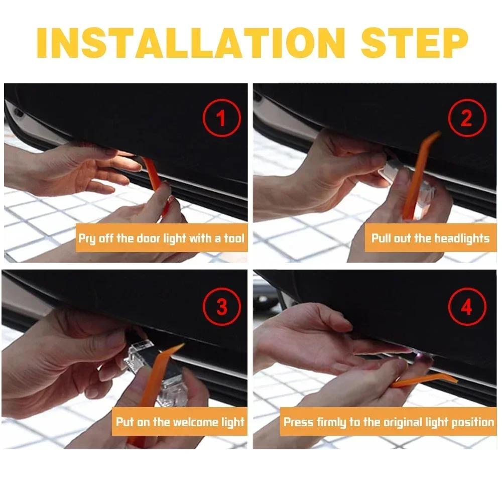 2026 Новое Для VW VOLKSWAGEN Светодиодный Логотип Двери Автомобиля Приветственный Свет для VOLKSWAGEN VW Passat B5 B5.5 2008 2009 2010 Phaeton Touareg Ghost