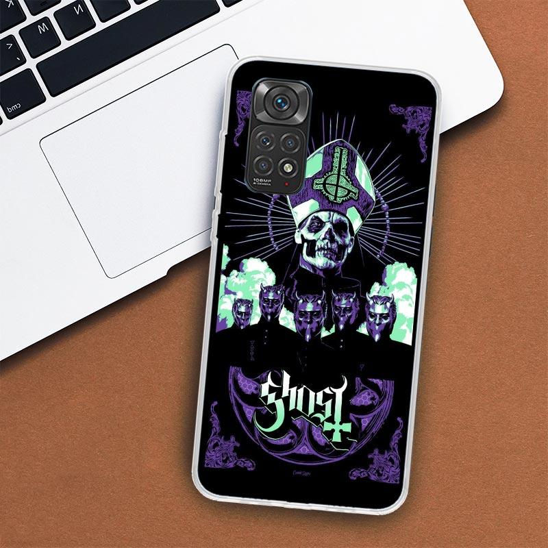 Ghost Papa Emeritus Phone Case For Xiaomi Redmi Note 13 12 12S 11 11S 10 10S 9 9S 11T 11E Pro Plus 8 8T 7 + Coque Cover
