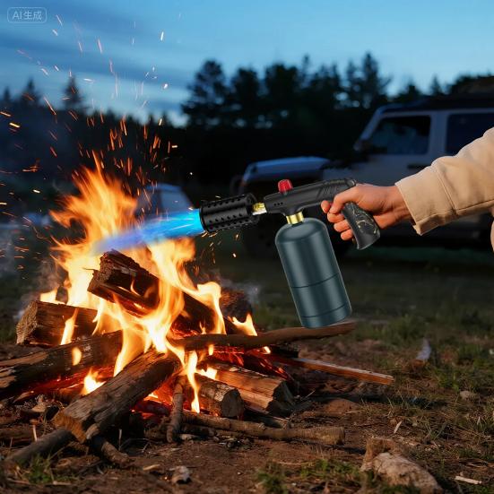 Мощная пропановая горелка, кухонная горелка для угля с предохранительной блокировкой, многофункциональная шеф-поварская паяльная лампа, кухонные гаджеты для гриля, су-вид, барбекю