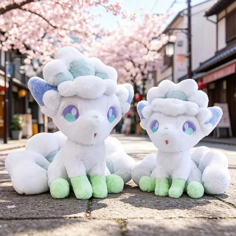 Very Soft Cute Espurr Swinub Alolan Vulpix Munchlax Plushies Fluffy Stuffed Anime Doll For Fans Home Decor Gift Collection