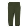 Women  Elastic High Waist 3/4 Pant Casual Active  Fit Wide Capris Leg Pants Trousers With Pockets