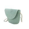 Плетеная соломенная сумка, симпатичная плетеная сумка для маленькой девочки, милый кошелек через плечо для малышей, летний пляжный маленький кошелек