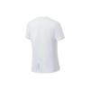 Футболка с коротким рукавом и круглым вырезом Li Ning Running Series, стандартная белая ATST066-4