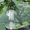 Солнечный Стеклянный Колокольчик-Свеча С LED Подсветкой Для Декора Сада На Открытом Воздухе