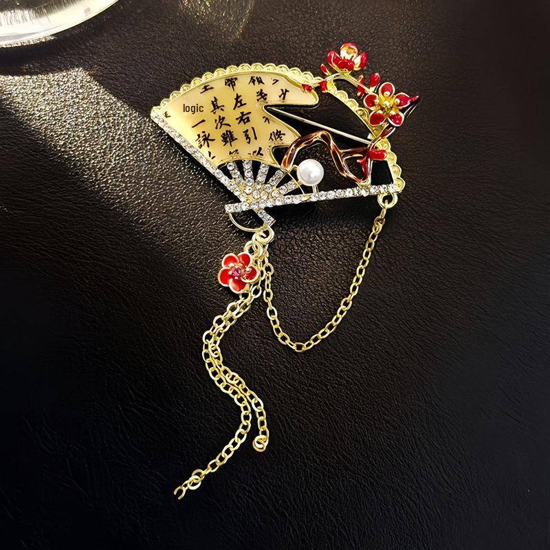 Элегантная китайская ретро эмалевая брошь Феникс и Бабочка для женщин