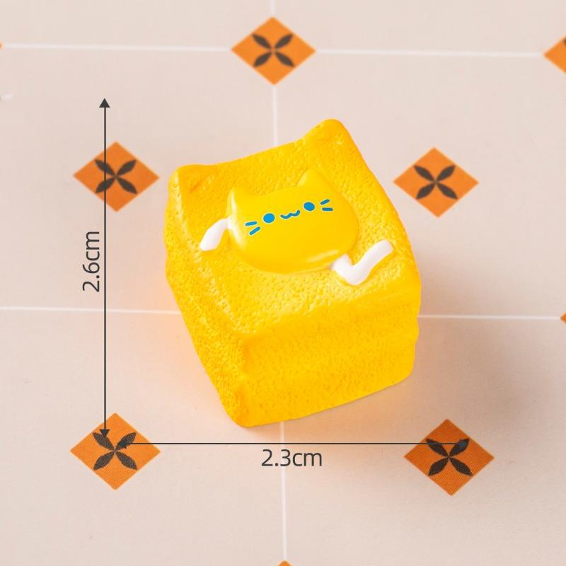 Микро-ландшафт Симуляция Милые Маленькие Животные Десерты Маленький Хлеб Украшения Слепые Пакеты