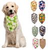 Size Triangular Shape Breathable Comfortable To Wear Soft Cute Floral Print Dog Cat