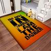 I'm Not In Danger Quote Carpet suitable as a non-slip mat for the living room or bedroom sofa