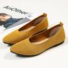 Обувь для мам, весенние повседневные туфли на плоской подошве в стиле ретро, ​​дышащая женская обувь из летящей ткани